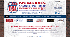 Desktop Screenshot of pjsbarbqsa.com