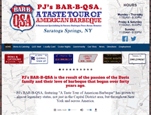 Tablet Screenshot of pjsbarbqsa.com
